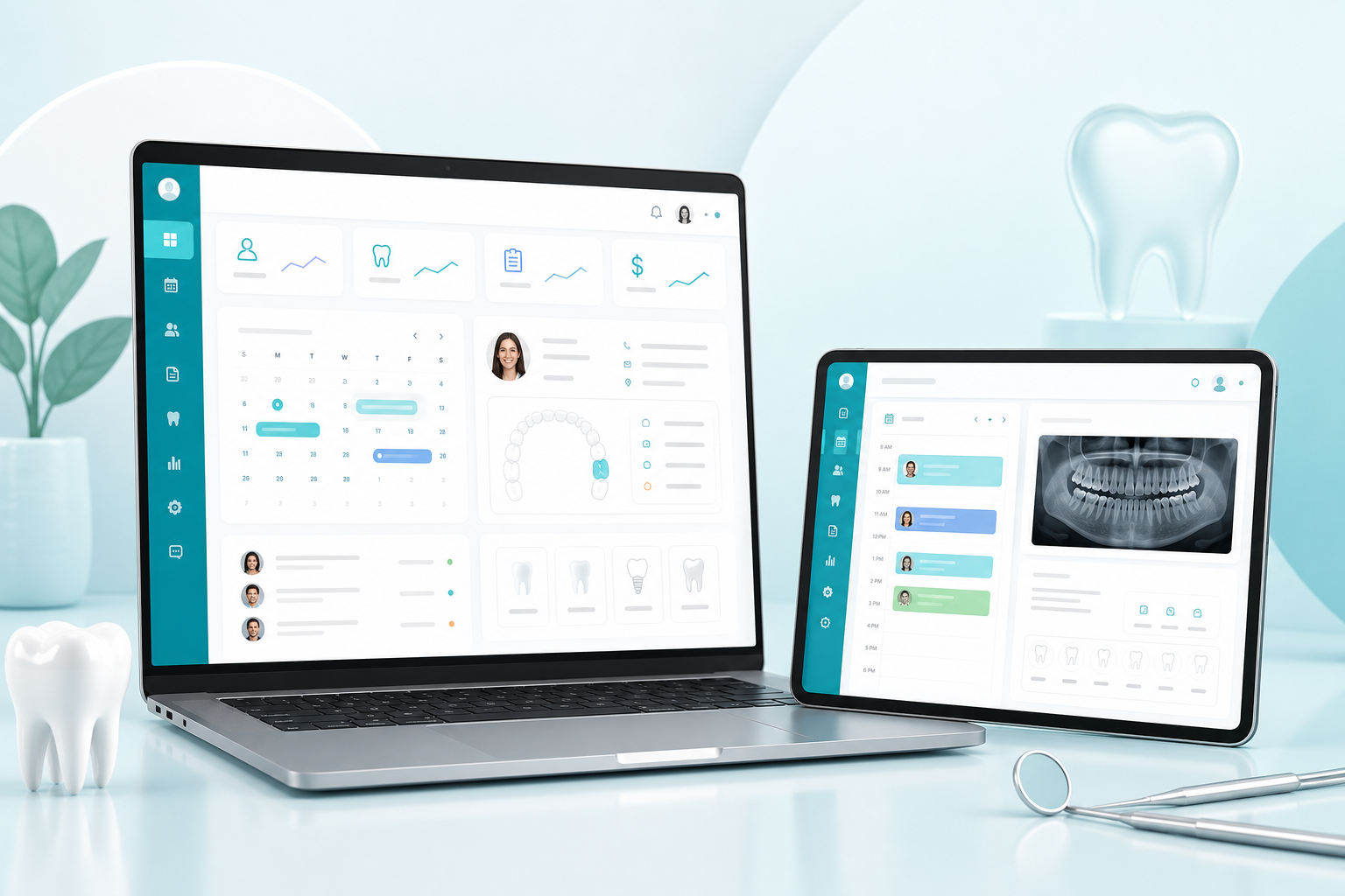 معاينة لوحة تحكم DentalPro لإدارة العيادة